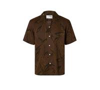 SELECTED Camisa Regular Fit SLHREGNOA marrón | L