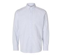 SELECTED Camisa 'Rick' zafiro / azul claro / blanco S zafiro / azul claro / blanco