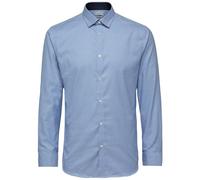 SELECTED Camisa 'SHDoneNew-Mark' azul / blanco XXL azul / blanco