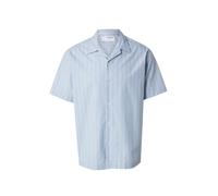 SELECTED Camisa 'SLHHOLGER' azul claro / gris oscuro / blanco M azul claro / gris oscuro / blanco