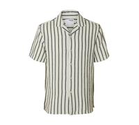 SELECTED Camisa 'SLHSal' negro / blanco M negro / blanco