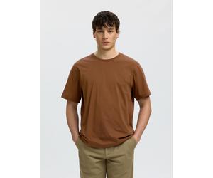 SELECTED Camiseta 'Aspen' caramelo L caramelo