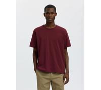 SELECTED Camiseta 'Aspen' rojo oscuro XL EUR