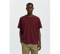 SELECTED Camiseta 'Aspen' rojo oscuro XXL rojo oscuro
