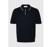 SELECTED Camiseta azul oscuro / blanco S azul oscuro / blanco