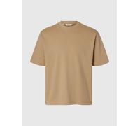 SELECTED Camiseta beige M beige