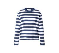 SELECTED Camiseta 'ESSENTIAL' azul oscuro / blanco XL azul oscuro / blanco