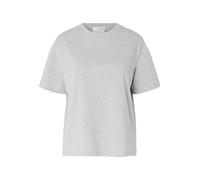 Selected Femme Slfessential SS Boxy tee Noos Camiseta, Gris Claro, L para Mujer