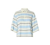 SELECTED Camiseta marfil / azul cielo / negro S marfil / azul cielo / negro