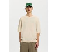 SELECTED Camiseta marfil M marfil