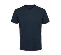 SELECTED Camiseta navy S navy