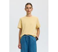 SELECTED Camiseta 'SLFEssential' amarillo XS EUR