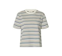 SELECTED Camiseta 'SLFESSENTIAL' crema / kitt / azul claro / azul oscuro XXL crema / kitt / azul claro / azul oscuro