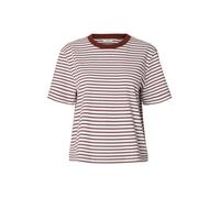 SELECTED Camiseta 'SLFESSENTIAL' marrón rojizo / blanco S EUR