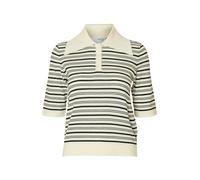 SELECTED Camiseta 'SLFThea' negro / blanco L negro / blanco