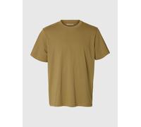 SELECTED Camiseta 'SLHASPEN' caqui XL caqui
