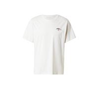 SELECTED Camiseta 'SLHASPEN' crema / navy / rojo M crema / navy / rojo
