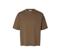 SELECTED Camiseta 'SLHASPEN' marrón M marrón