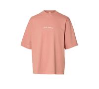 SELECTED Camiseta 'SLHLiam' rosa / offwhite L rosa / offwhite