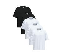 SELECTED Camiseta 'SLHCORMAC' negro / blanco S negro / blanco