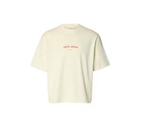 SELECTED Camiseta 'SLHLiam' crema / granadina XXL crema / granadina