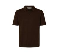 SELECTED Camiseta 'SLHMattis' marrón oscuro XL marrón oscuro