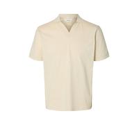 SELECTED Camiseta 'SLHMILAN' beige S beige