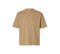 SELECTED Camiseta 'SLHOSCAR' marrón claro XXL marrón claro