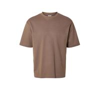 SELECTED Camiseta 'SLHOscar' marrón M marrón