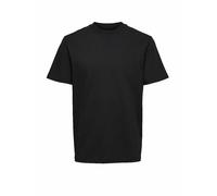 SELECTED Camiseta SLHRELAXCOLMAN200 negro | XXL