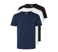 SELECTED Camiseta 'SLHRoland' navy / negro / blanco XL navy / negro / blanco