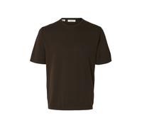 SELECTED Camiseta 'SLHTORINO' marrón oscuro XXL marrón oscuro
