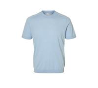 SELECTED Camiseta SLHTRAY azul claro | XXL