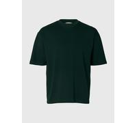SELECTED Camiseta verde oscuro L verde oscuro