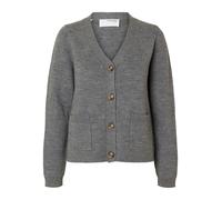 SELECTED Cárdigan 'Ana' gris moteado XL gris moteado