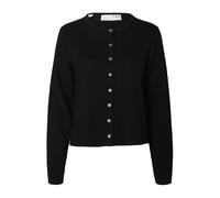 SELECTED FEMME Slfthea LS Knit Merino Cardigan Noos, Negro, L