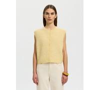 SELECTED Chaleco de punto amarillo XXL amarillo