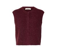 SELECTED Chaleco de punto 'SLFLulu' burdeos S EUR