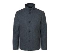 SELECTED Chaqueta de entretiempo 'SLHRainar' azul ahumado / negro L azul ahumado / negro