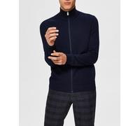 Selected Chaqueta de punto de hombre con cremallera. Azul marino S