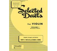 Selected Duets for Violin - Volume 1: Medium First Position: First Position-Medium (Rubank Educational Library, 167)