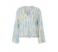 SELECTED Blusa 'Bela' crema / azul claro M crema / azul claro