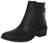 SELECTED FEMME BUMIL Heel Low Cut Boot 16029117 - Botines clásicos de Cuero para Mujer, Color Negro, Talla 37