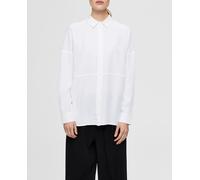 Selected Femme Camisa de mujer Tencel Lyocell. Blanco 34