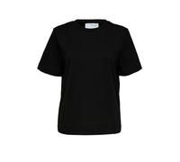 SELECTED FEMME Camiseta Boxy Fit SLFESSENTIAL negro | S