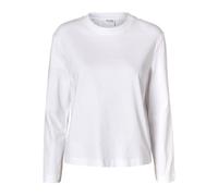 SELECTED FEMME Camiseta de Manga Larga para Mujer Slfessential LS Boxy tee Noos, Blanco Brillante, S