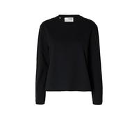 SELECTED FEMME Camiseta de manga larga SLFESSENTIAL negro | M