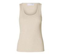 SELECTED FEMME Camiseta de Tirantes para Mujer, algodón Acanalado