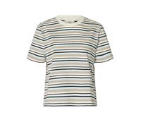 SELECTED Camiseta 'SLFESSENTIAL' crema / kitt / azul claro / azul oscuro M crema / kitt / azul claro / azul oscuro