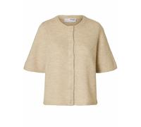 SELECTED FEMME Knit Slflulu Noos-Cárdigan de Punto 2/4, Abedul, XS para Mujer